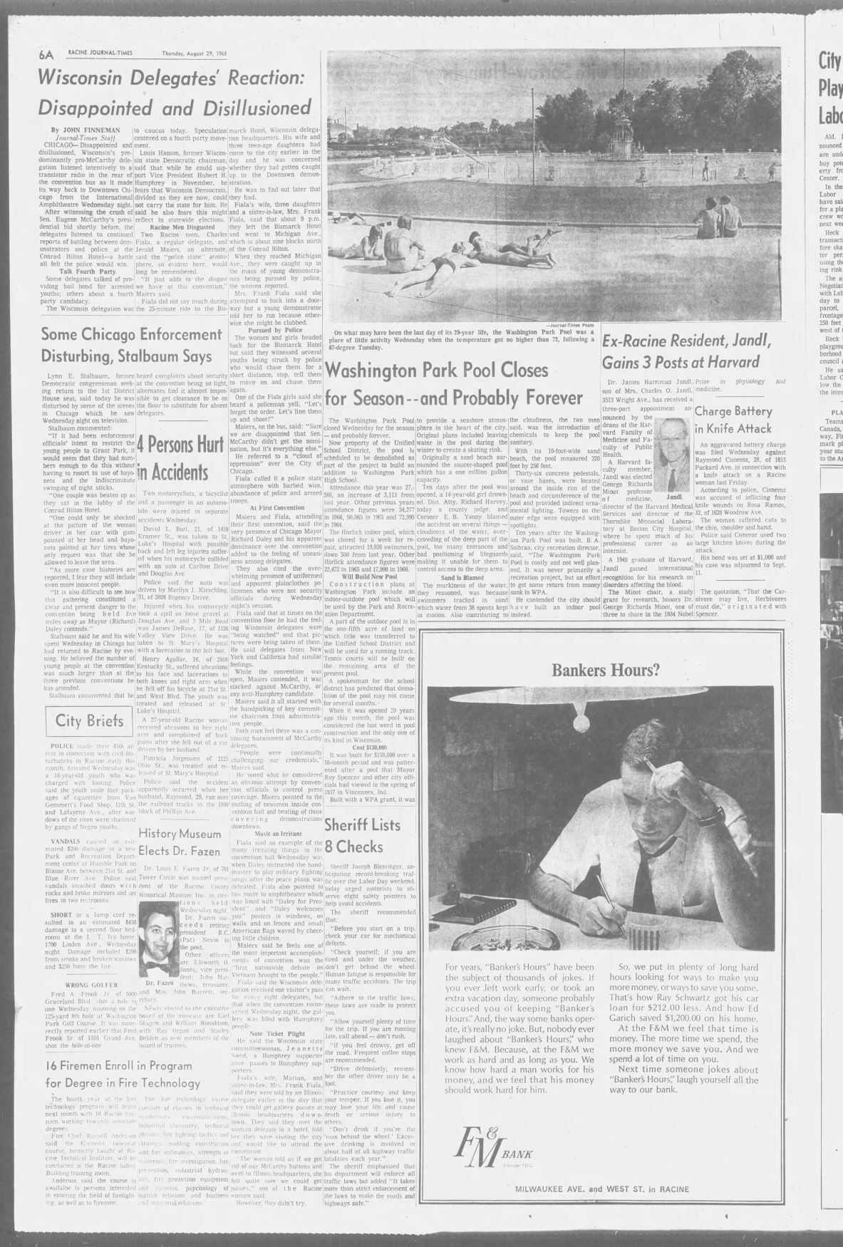 Thursday, August 29, 1968